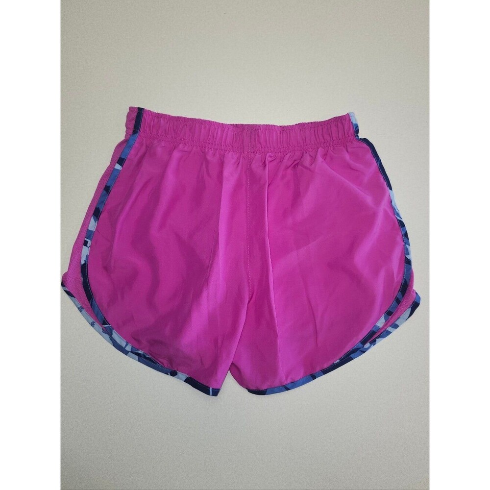 Nike Dri-Fit Raspberry Pink Athletic Shorts, Built In Panties, Drawstring, Small - Picture 3 of 7